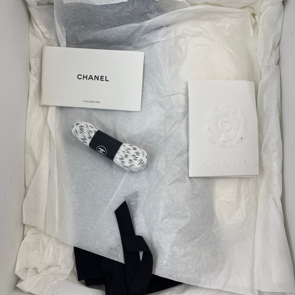 Chanel Low Top Trainer CC "Dark Grey" "3M" - Picture 15 of 16